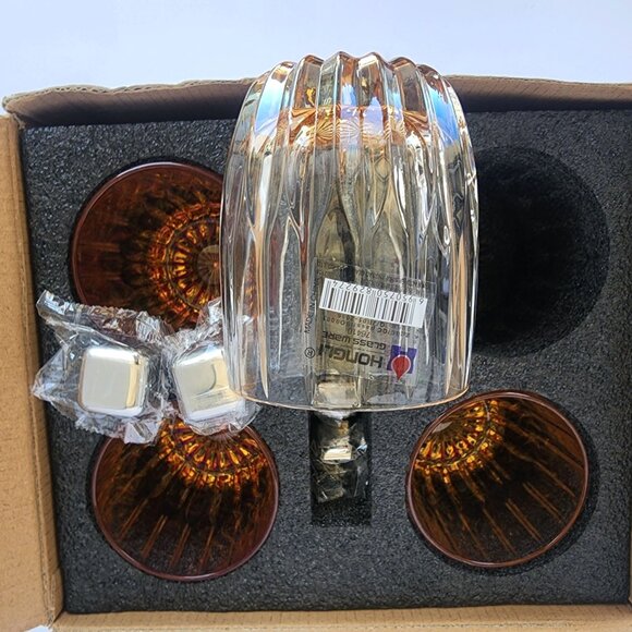 Whiskey Glasses Whiskey Stones Set Cocktail Glassware Set - Picture 3 of 7